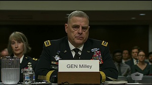 Senate Committee Considers Joint Chiefs Chairman Nominee