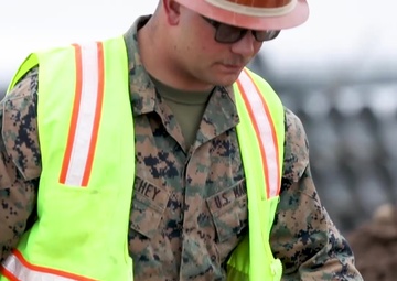 Corporal Zach Vandehey speaks about his work during the Mertarvik Innovative Readiness Training