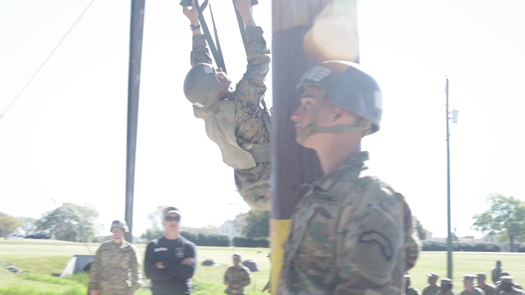U.S. Marine Corps Sgt. Manuel A. Serrano, Combat Videographer, shares his personal experiences while attending Airborne School at Ft. Benning, Georgia. (U.S. Marine Corps video by Sgt. Manuel A. Serrano, Cpl. Jose D. VillalobosRocha, and Cpl. Samuel A. Roque)