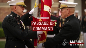 Marine Minute: Passage of Command