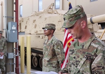 B-Roll: 1st Armored Division Soldier receives Bronze Star Medal (2 of 3)
