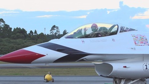 Air Force Thunderbirds Arrive in Colombia for F-AIR International Air Show