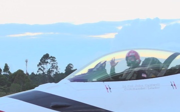 Air Force Thunderbirds Arrive in Colombia for F-AIR International Air Show