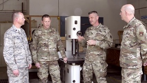 Maj. Gen. Holmes Talks Joint Training with 134th ARW