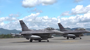 South Carolina Air National Guard F-16s arrive for F-AIR Colombia