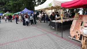 Soldiers from the 286th Combat Sustainment Support Battalion participate in the Powidz Days festival