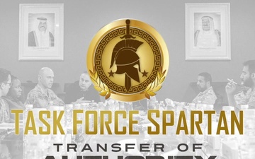 Red Bull and Cyclone Soldiers Transfer Authority of Task Force Spartan