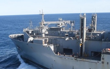 USS Ronald Reagan (CVN 76) Conducts Replenishment at Sea