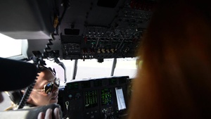Belgian Firefighters train in C-130 Airplane