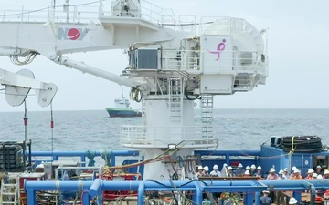 M/V SHELIA BORDELON Outfitted for Specialized Oil Recovery Operations