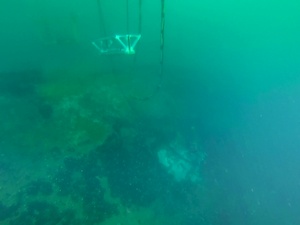 Deep-Water Diver Completes a Work Cycle at a Depth of 180 Feet