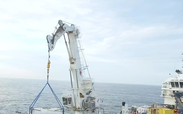 Coast Guard Response Crews Aboard M/V SHEILA BORDELON Transfers Oil Recovered from the Coimbra Shipwreck