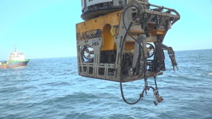 ROV enters the water to support Coimbra Oil Recovery