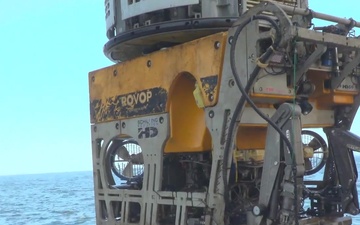 ROV enters the water to support Coimbra Oil Recovery