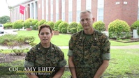 Married U.S. Marine colonels scheduled to take command on the same day