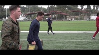 Whitfield Academy athletes work alongside Marines to strengthen leadership