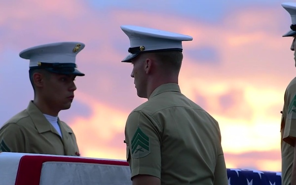Tarawa Repatriation and Honorable Carry Ceremony