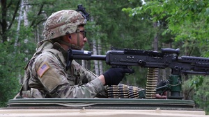Headquarters Support Company Spartans Conducts a Dry Fire