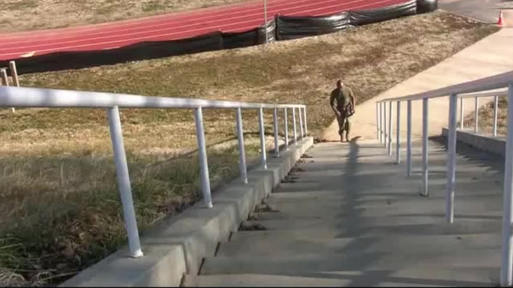 DVIDS Video Stadium Stairs Single Leg Bunny Hops
