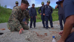 Okinawa Prefectural Police and Marines participate in post-blast analysis training