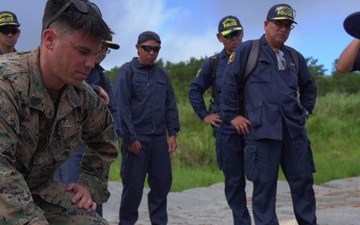 Okinawa Prefectural Police and Marines participate in post-blast analysis training