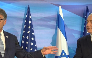 Secretary Perry, Israeli PM Netanyahu Deliver Statements to Press at PMO