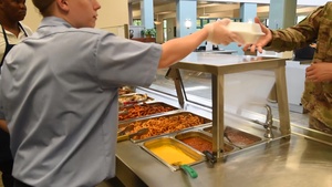 Shaw Air Force Base Dining Facility Feeds Airmen
