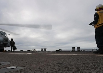 USS McCampbell Flight Operations During TS19