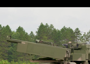 Michigan HIMARS Live Fire at Exercise Northern Strike 19