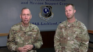 Meet AFIMSC's New Commander and Command Chief!