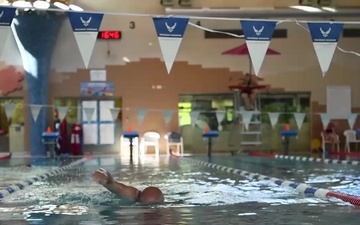 Wounded Warrior Games Swim Training (BRoll Package)