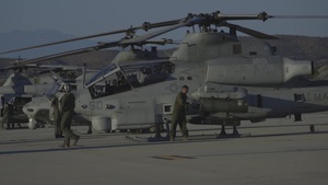(B-roll) HMLA-267 Performs Night CAS and FAC-A for Summer Fury 2019