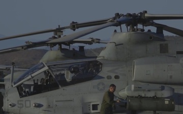 (B-roll) HMLA-267 Performs Night CAS and FAC-A for Summer Fury 2019