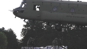 Air resupply brings food to the field.