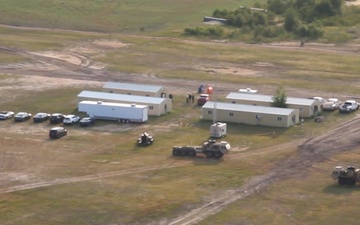 Aerial Tour Over Camp Grayling At Northern Strike 19