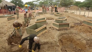 Seabees Begin Construction of New School for Indigenous Colombian Wayuu Tribe