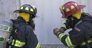 180th Engineers Fire Fighters Structure Fire Rescue Training