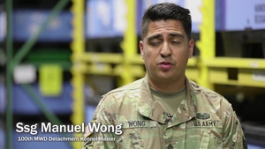 100th Military Working Dog Certification