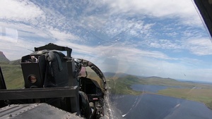 494th F-15E low level flyover in Scotland