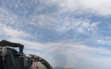 494th F-15E low level flyover in Scotland