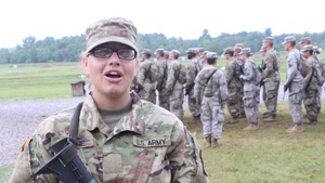 Nursing Cadets at Weapons Qualification | 11th Regiment, Advanced Camp 2019