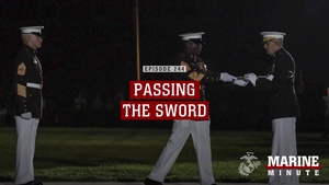 Marine Minute:Passing the Sword