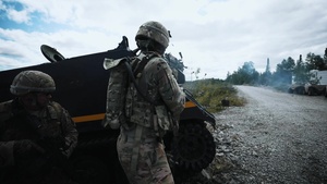 Security Forces Airmen Train with NATO Partners During Northern Strike 19