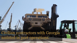 Agile Spirit 19: Port Operations with the Georgian Defense Force