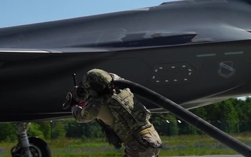 Operation Rapid Forge culminated with F-35s and F-15s refueling in Estonia