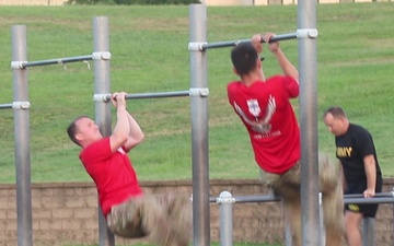 Red Falcons Conduct Physical Readiness Challenge