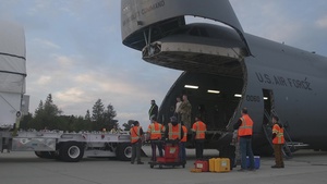 AEHF-5 Satellite Load onto C-5C Super Galaxy
