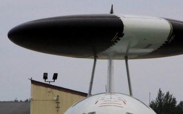 E-3 Sentry (AWACS) B-roll Package with Take off