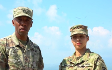 Staff Sgt. Young &amp; Pfc. Lugardo - National Anthem