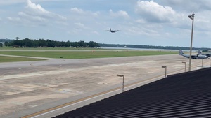 Hurricane Hunters takeoff for investigative mission